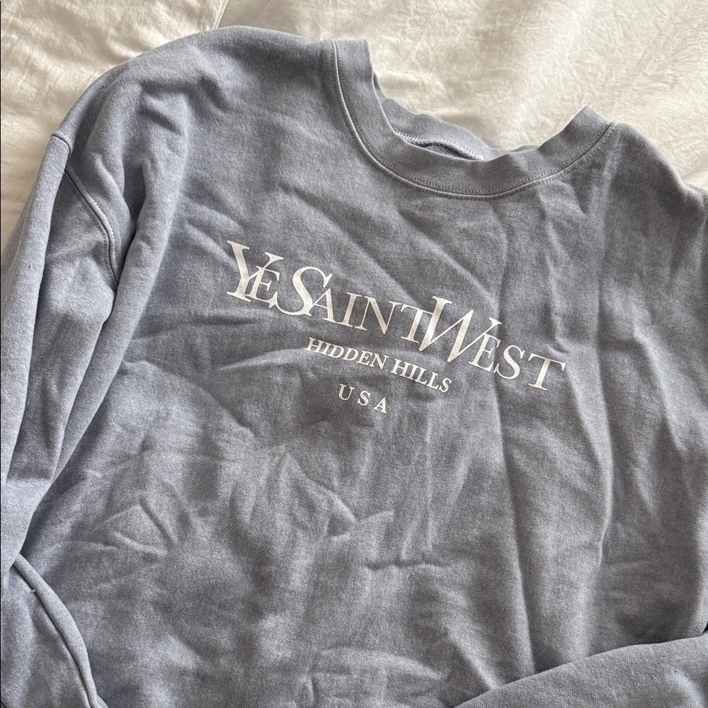 Gray Ye Saint West Sweatshirt